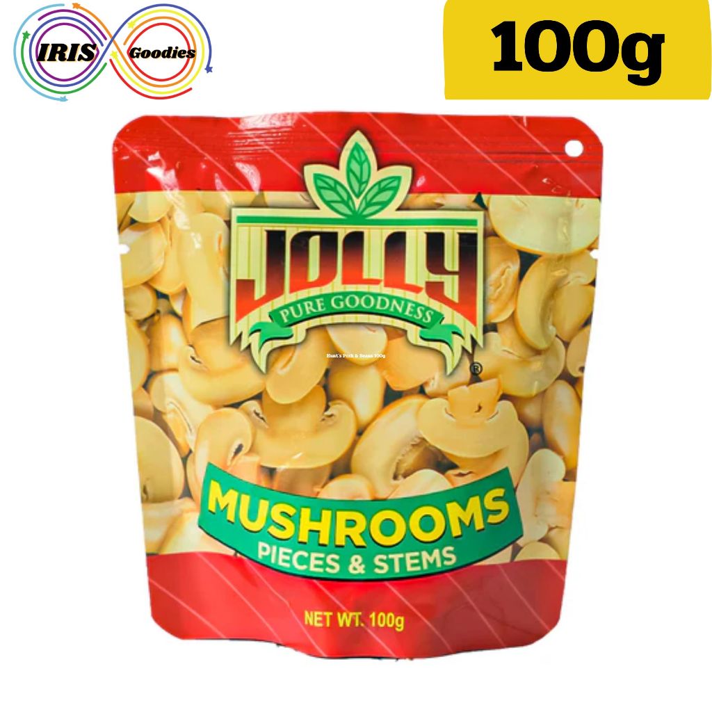 Jolly Pieces And Stems Mushroom 100g (Expiry Date :  20 Sep 2026)