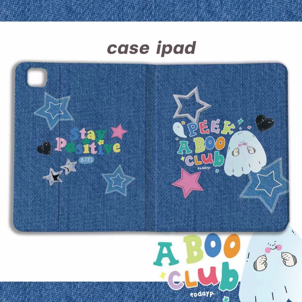 จัดส่งทันที case iPad คาวบอย Air6 Gen10 Pro11 2024 Gen9 Air5 mini7 cuteghost เคสไอแพด Gen9/8/7 10.2