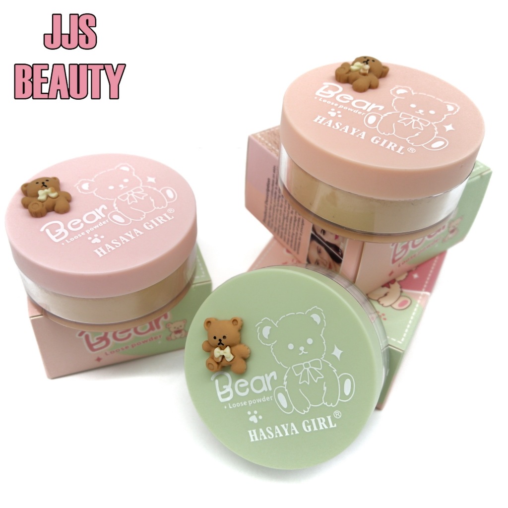 HASAYA GIRL Bear Loose Power แป้งฝุ่นเนื้อละเอียด กระจ่างใส ควบคุมความมันตลอดวัน