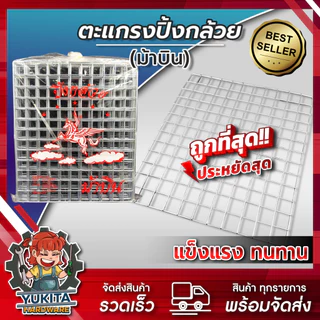 (1ชิ้น) ตะแกรงปิ้งย่าง ตะแกรงปิ้งปลา ปิ้งปู หอย กุ้ง เนื้อย่าง ปิ้งกล้วย (รุ่นหนา) (พับเล็ก/พับใหญ่) มีด้ามจับ