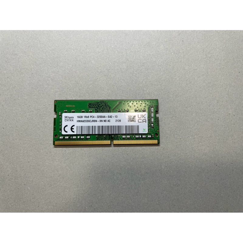 แรมโน๊ตบุ๊ค Ram Notbook DDR4 16 GB บัส 3200 MHz ยี่ห้อ SK hynix