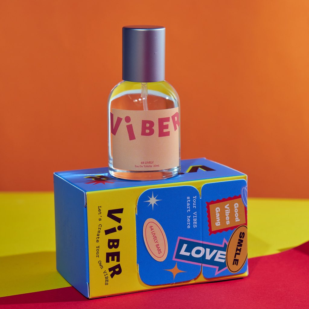 น้ำหอม ViBER กลิ่น 64 Lively Bars กลิ่นความสดใสในฤดูร้อน ขนาด 30ml.