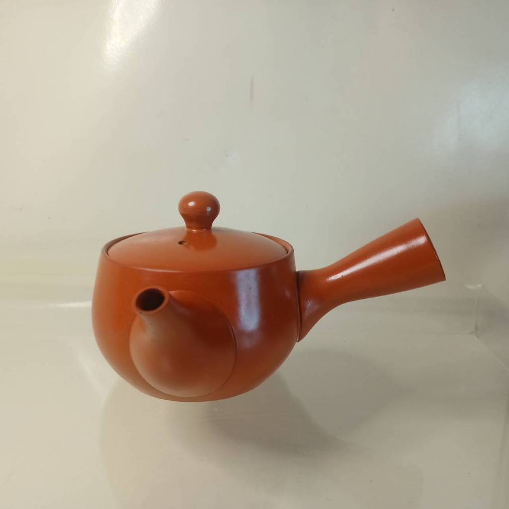 Teapot Kyusu Takoname Kyushu classic Red Clay แดง อักษร  ปากสกิดนิด