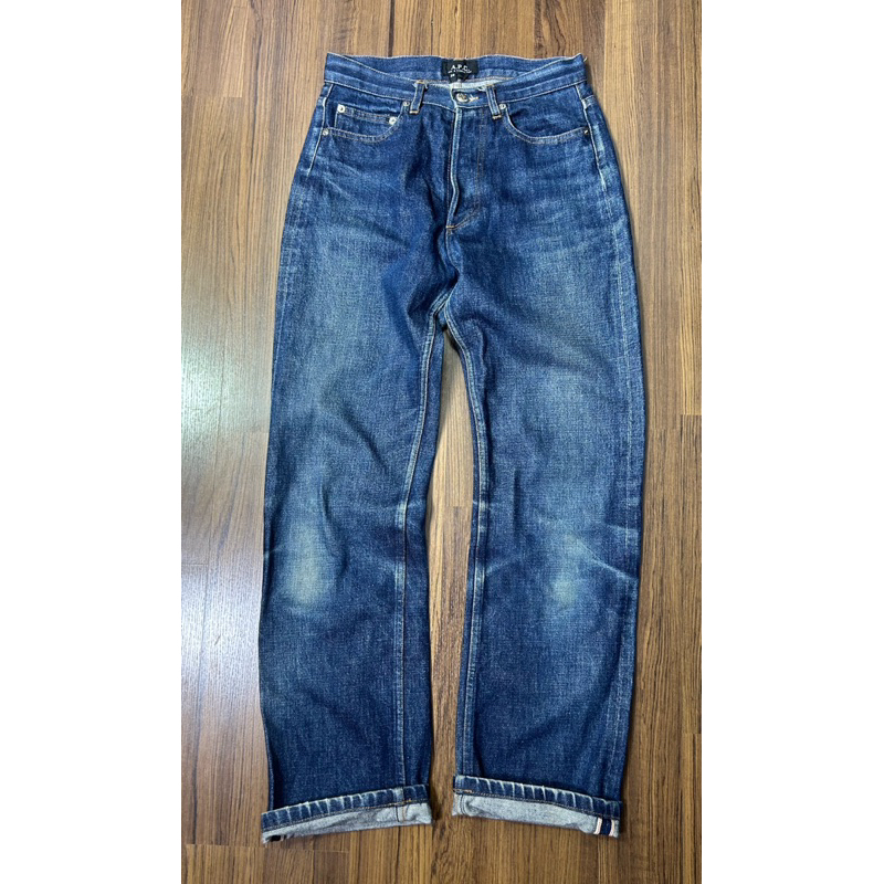 selvedge raw denim pants a.p.c. made in japan (used)