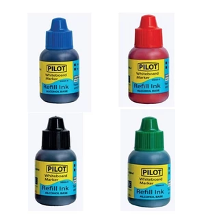 หมึกเติมปากกาไวท์บอร์ด Pilot ไร้กลิ่น 27cc. รุ่น WBMA-R (ราคาต่อ 1 ขวด)