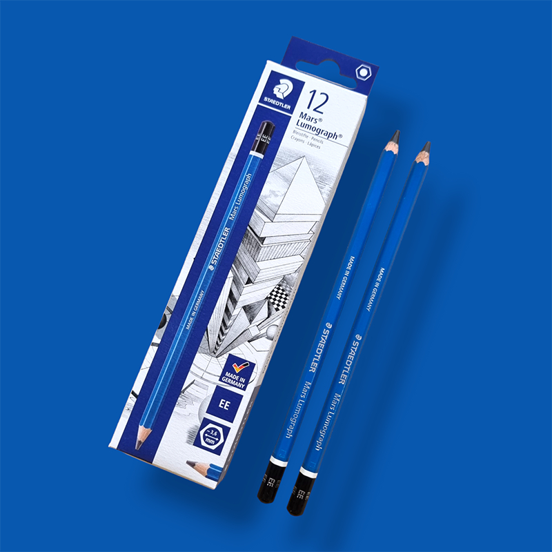 Staedtler Mars Lumograph EE ดินสอไม้ ดินสอวาดรูป ดินสอเขียนแบบ EE
