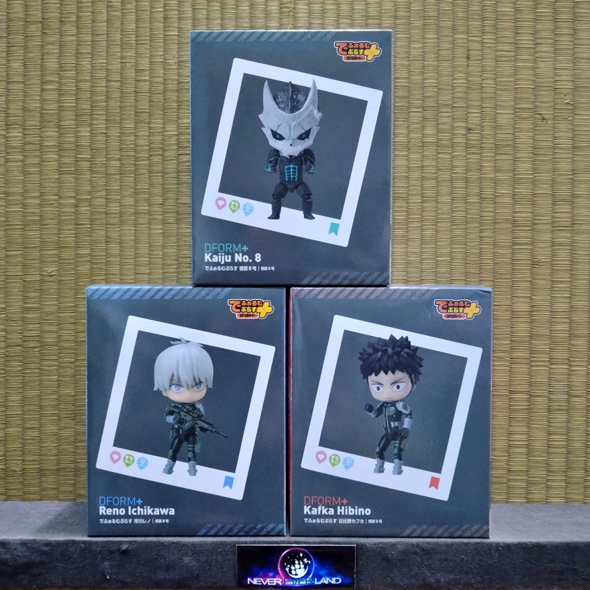 ELCOCO DFORM+ FIGURE: KAIJU NO. 8 / ไคจูหมายเลข 8 - KAIJU NO.8/ RENO ICHIKAWA/ KAFKA HIBINO