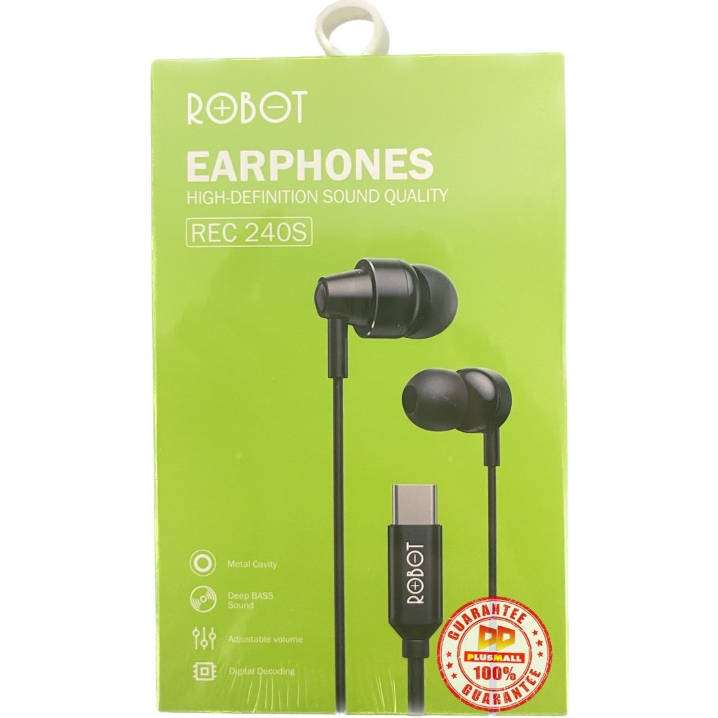 🔰พร้อมส่ง🔰ROBOTหูฟังมีสาย รุ่น REC240S หูฟัง