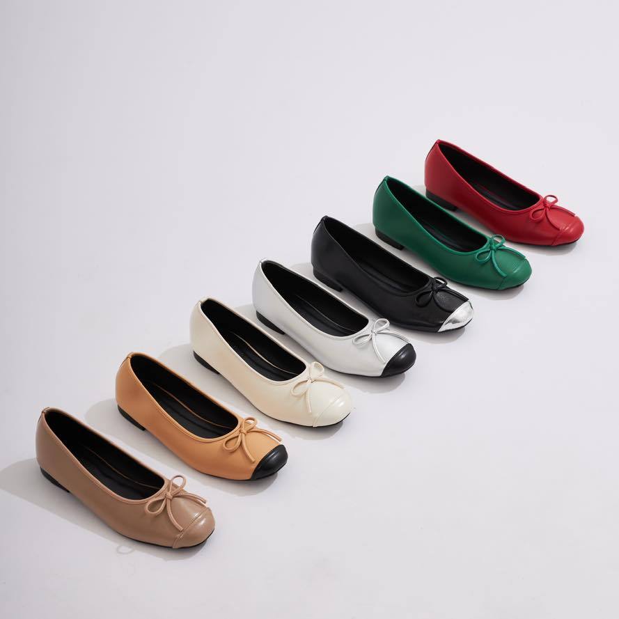 wila shoes รองเท้าคัทชู แต่งด้วยโบว์ รุ่น NB สวยมาก
