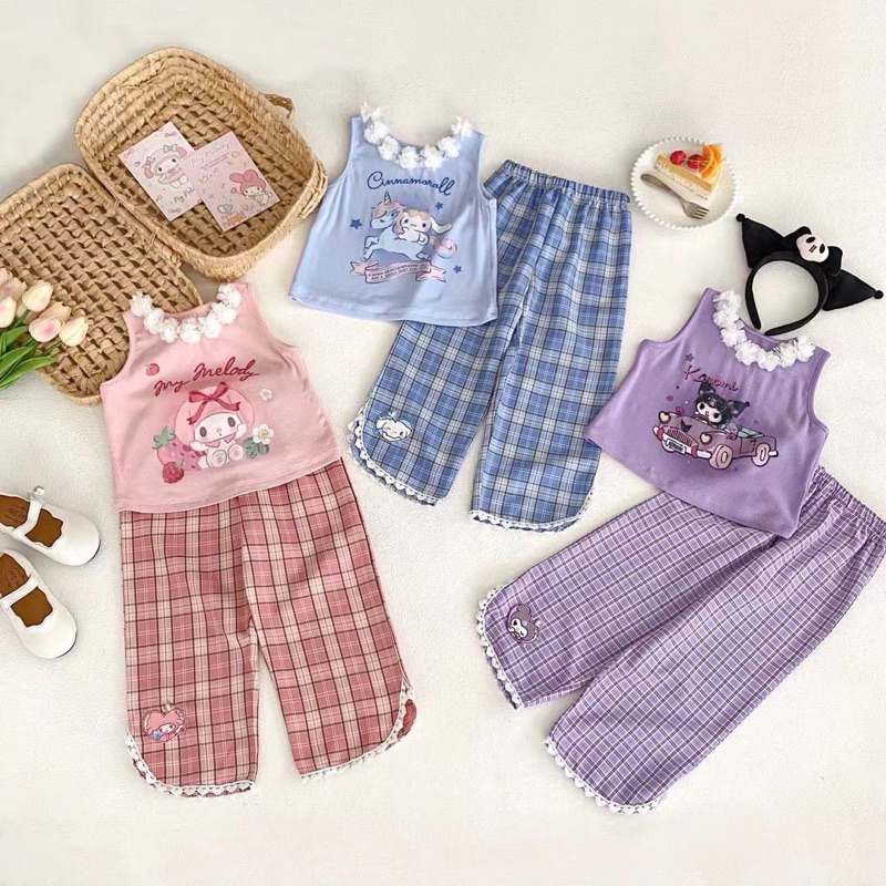 เซตลูกสาวลายsanrioน่ารักทุกสี‼️พร้อมส่งในไทย