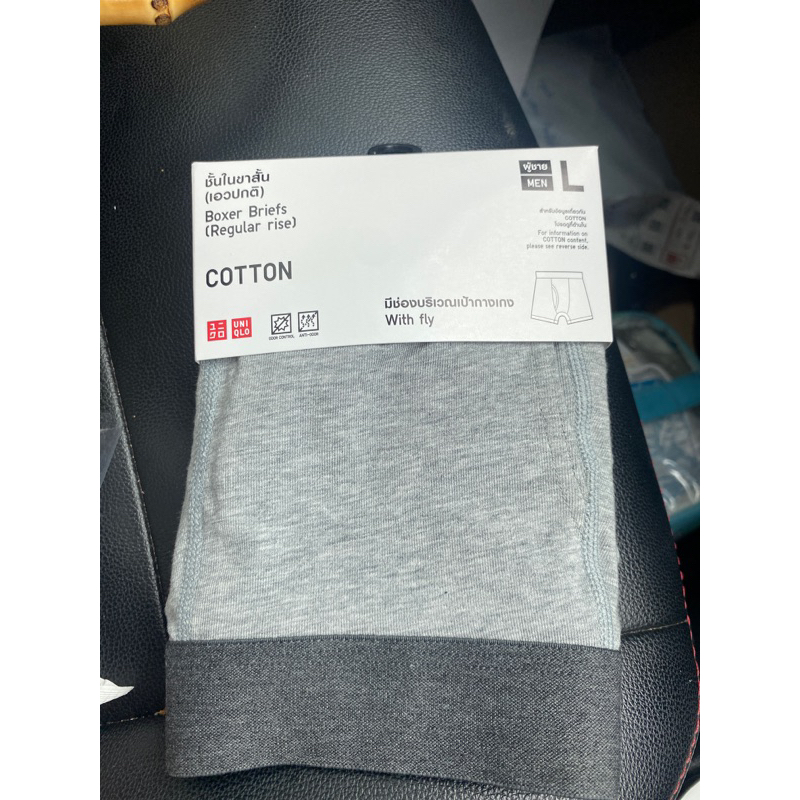 กางเกงในขาสั้น COTTON uniqlo แท้shopไทย - รูปที่ 3