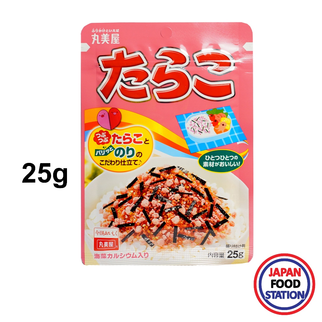 MARUMIYA FURIKAKE TARAKO 25G (21107) ผงโรยข้าว รสไข่ปลาค็อดผสมสาหร่าย JAPANESE RICE TOPPING