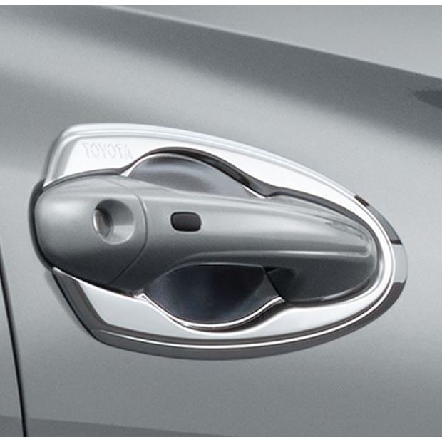444.  (ของแท้) PC168-0D006 ชุดครอบที่จับประตูโครเมียม Toyota Yaris /เบิกศูนย์