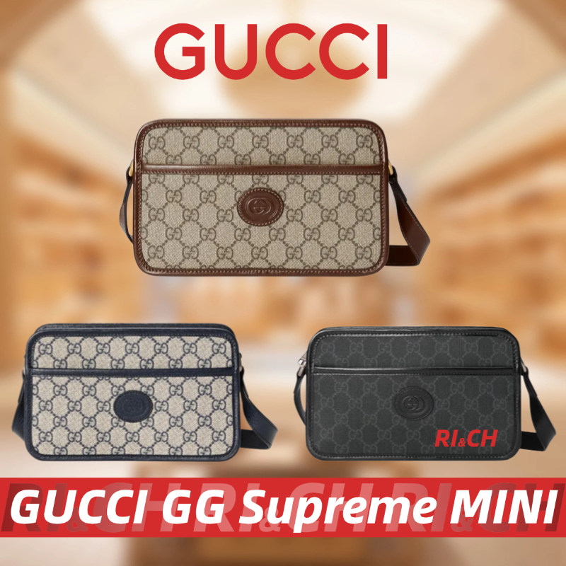 GUCCI MINI BAG WITH INTERLOCKING G BAG กุชชี่ #Rich ราคาถูกที่สุดใน Shopee แท้💯