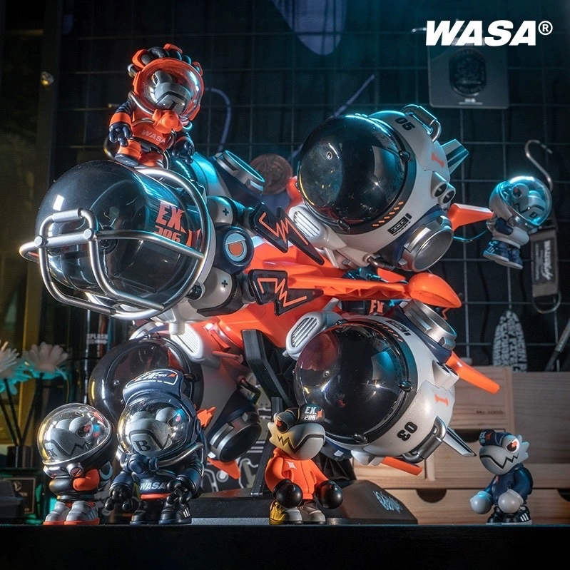 [แบบแยก] LAMTOYS WASA Explore 206 Spaceship Dragon series ลิขสิทธิ์แท้ 🚀 ของสะสม Wazzup Baby Chamele