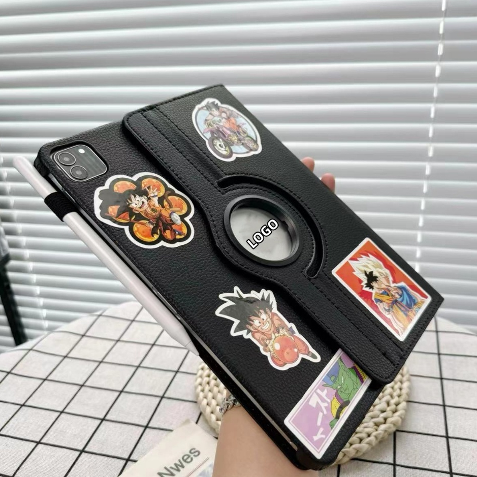 24 ชั่วโมงส่ง Dragonball Super เคส for iPad pro 2024 11 Gen10 10.9 2022 Gen9 10.2 เคสไอแพด Air5 air6 11 Case การหมุน360