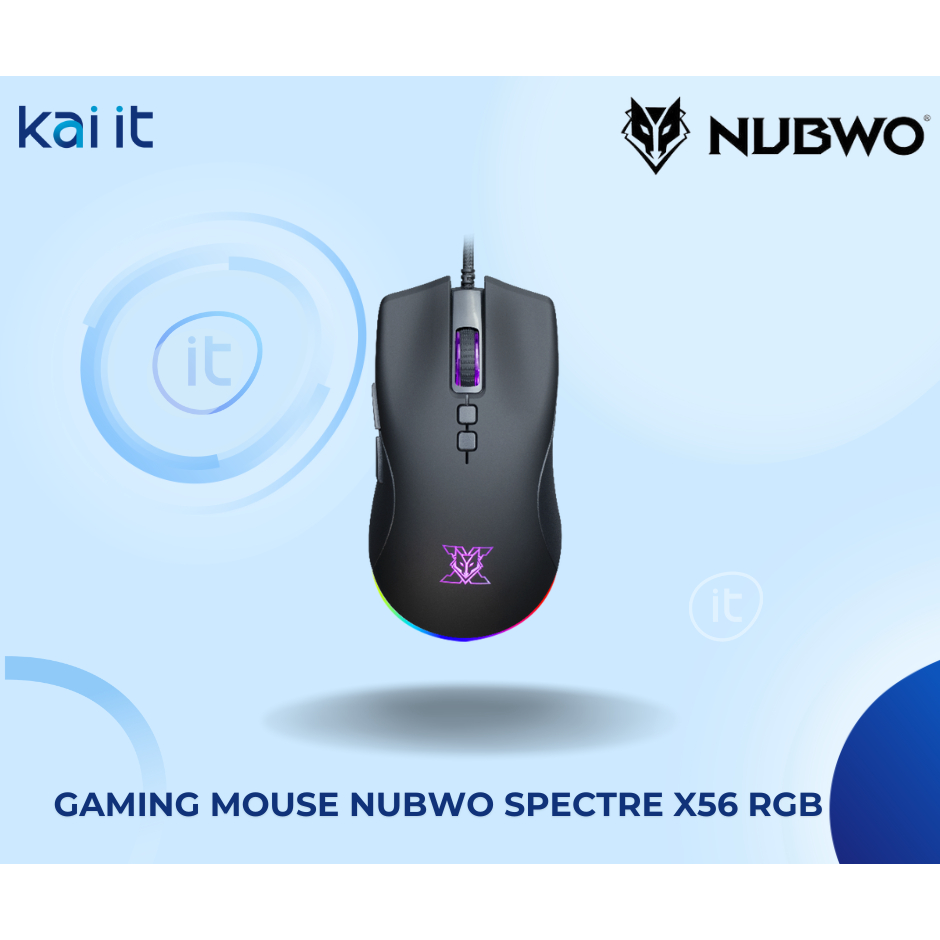 🔥พร้อมส่ง🔥 เม้าส์เกมมิ่ง NUBWO X56 SPECTRE MOUSE GAMING