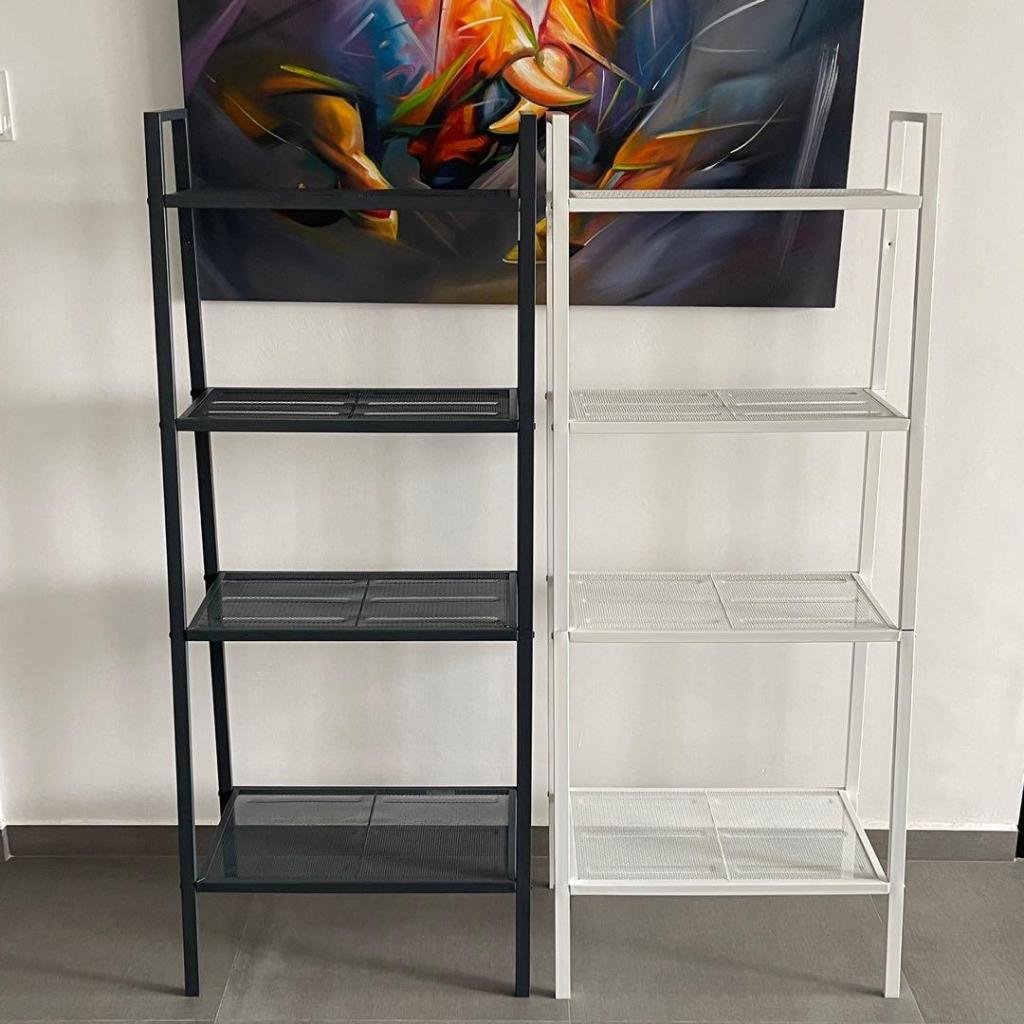 ชั้นวางของ 4 ชั้น ขนาด 60x148cm แลร์แบร์ก อิเกีย Metal Shelf LERBERG IKEA