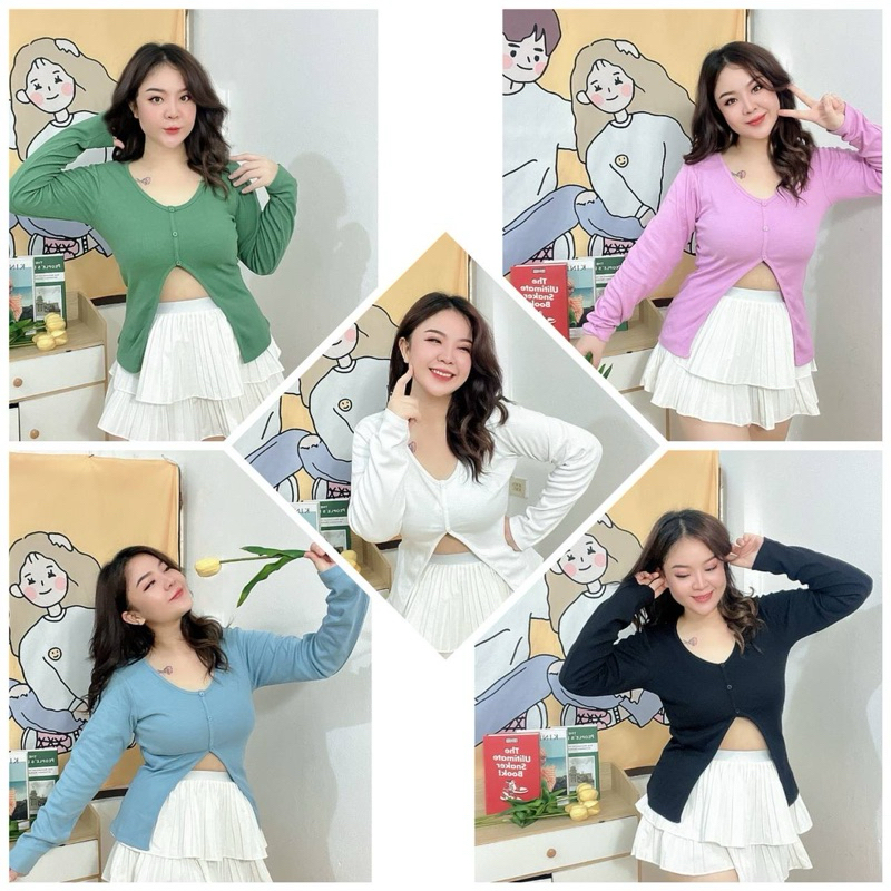 [พร้อมส่ง]เสื้อผ้ายืดงานป้าย คอวี กระดุมติด อกหน้าผ้าก่อนยืด40"ยืดได้48" วงแขนก่อนยืด20" ความยาว25"