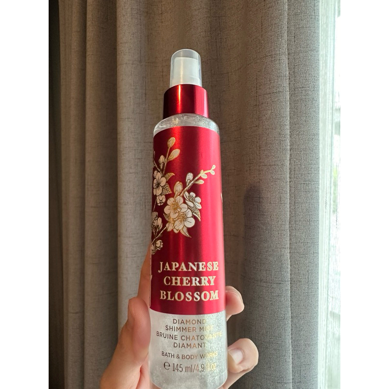 🔴แท้💯Shopไทย🔴Bath and Body Works Diamond Shimmer Mist น้ำหอมขวดใหญ่ กลิ่น Japanese Cherry Blossom