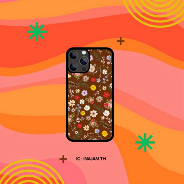 เคสไอโฟนลายดอกไม้แบรนด์ inajam Collection Assorted Flowers