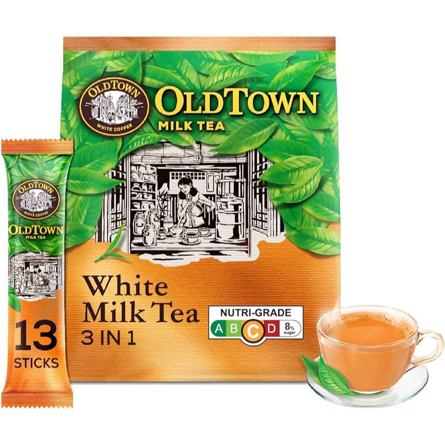 ชานม Old town  (old town tea) Old Town Milk Tea 3-in-1 Product of Malaysia HALAL 13pcsX35g