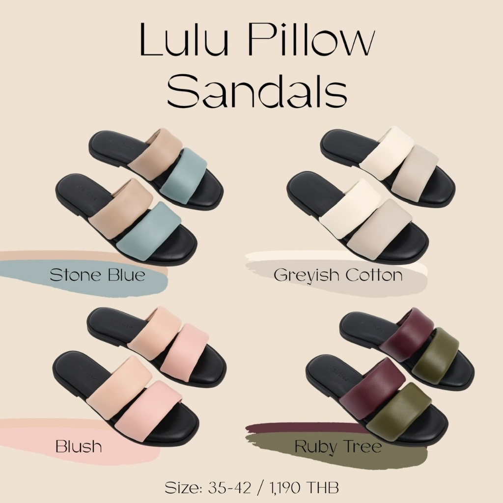 KARINE - รองเท้าแตะรุ่น Lulu Pillow : Chic and Extreme Comfy Sandals