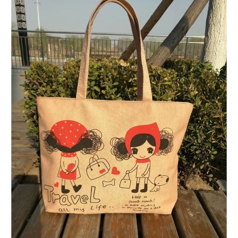 กระเป๋าแฟชั่นไตล์มินมอล์ สวยทันสมัย ทนมาก มีซิบมีซับ ขนาด 42×29×9cm.