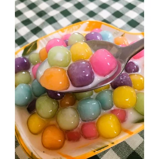 บัวลอยแก้ว สีพาสเทล Homemadeแท้100% ต้นตำรับสูตรคุณยายBy jasmine