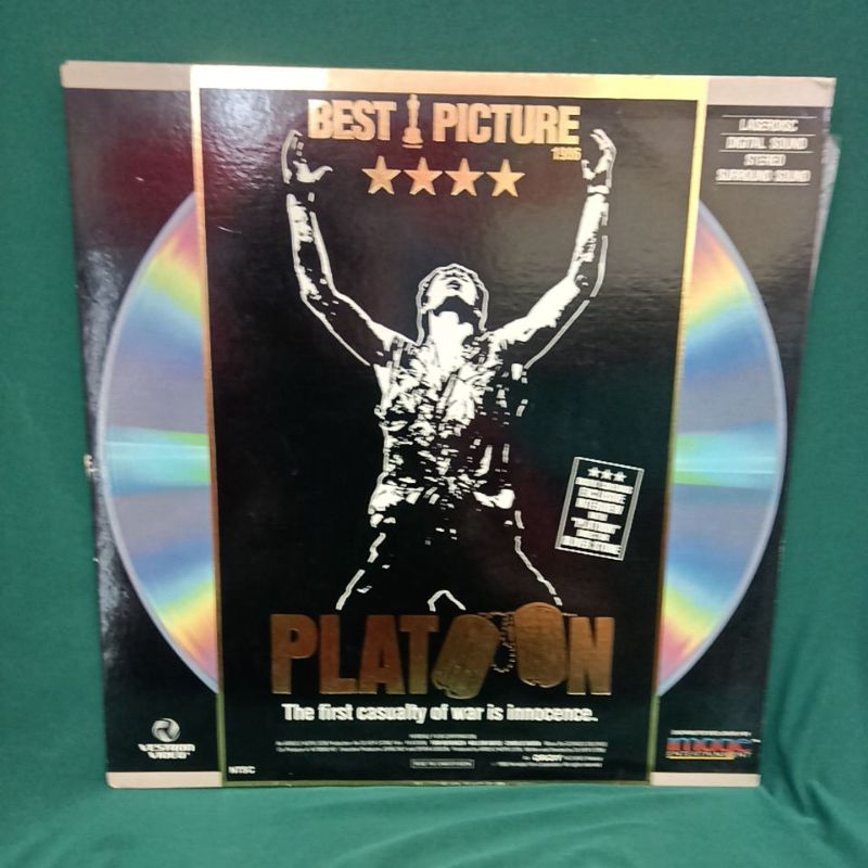 1LD แผ่นเลเซอร์ดิสก์หนังเรื่อง platoon