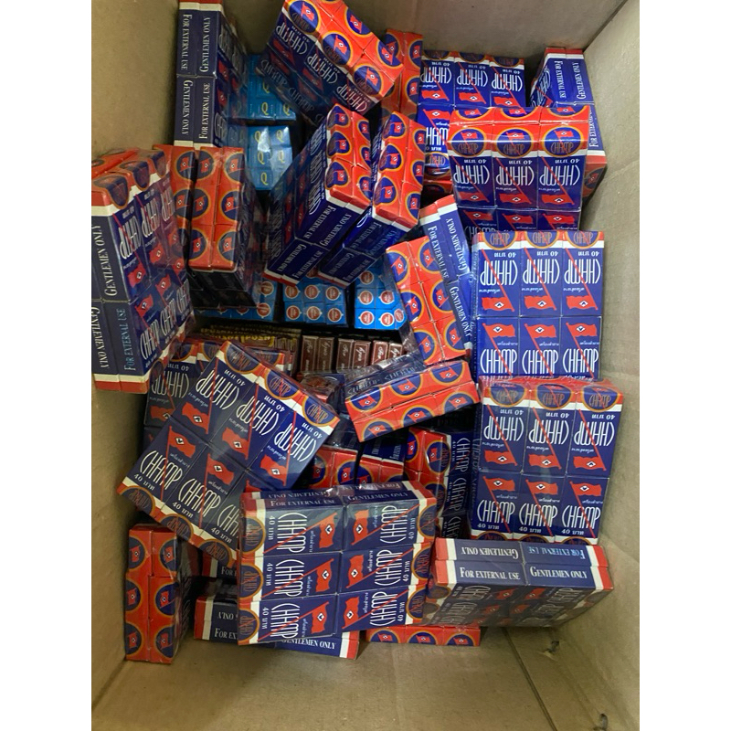 [ตรงปก] ส่งด่วน 12 ชิ้น 1 โหล ไม่รีวิว แท้ 100% แช้มป์ ครีม แชมป์ champ ของผู้ชาย