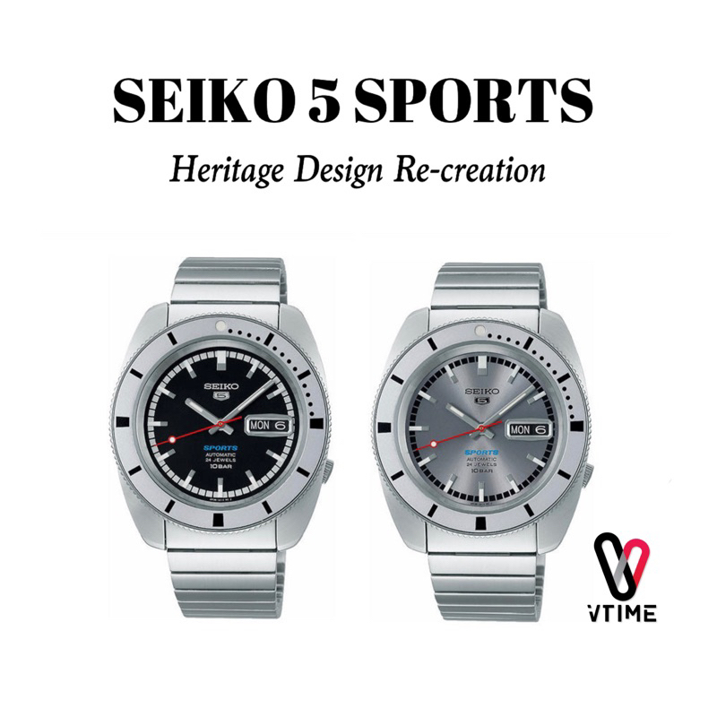 SEIKO 5 SPORTS นาฬิกาผู้ชาย รุ่น SRPL05K | SRPL03K Re-creation Limited Edition