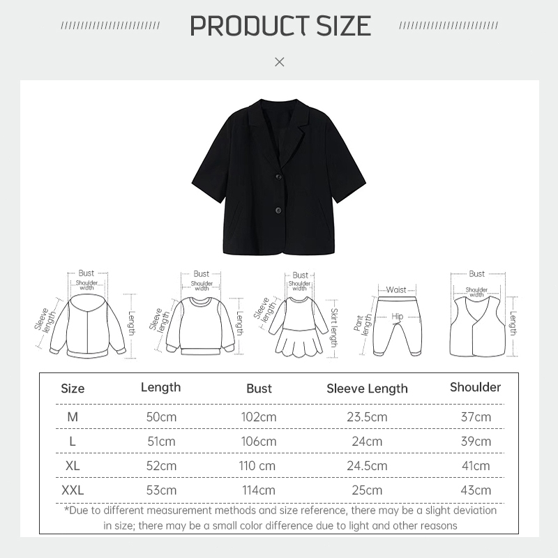 พร้อมส่ง เสื้อเชื้ตสีพื้น เสื้อสูทแขนสั้น เสื้อเบลาซ์ผ้าซีฟอง LIVE