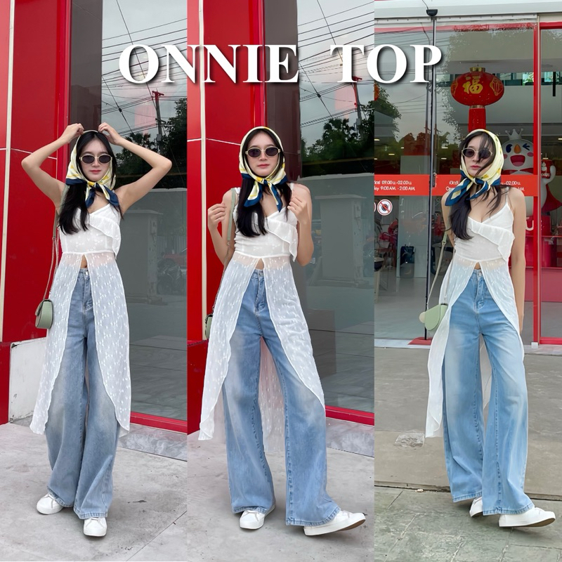 ONNIE.16 - onnie top เสื้อลูกไม้ยาว