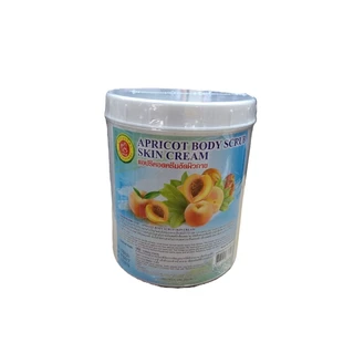 ครีมขัดผิว มุกสมุนไพร สปา ครีมขัดหน้า,นวดหน้า,ล้างหน้า,ครีมขัดผิวกาย Apricot ชนิดหยาบ 950กรัม