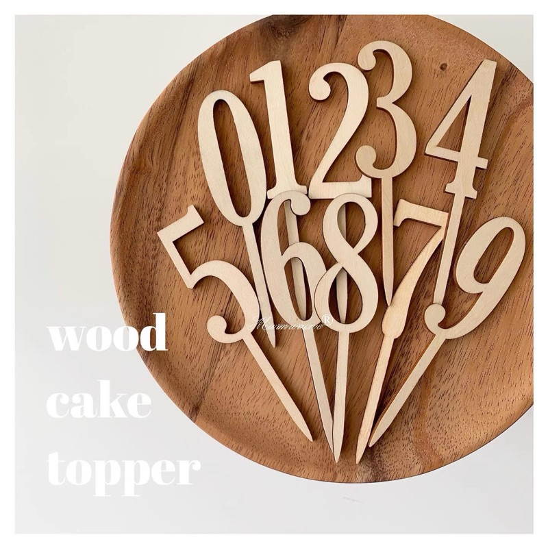 [พร้อมส่ง] ป้ายปักเค้ก ป้ายHappy birthday ป้ายปักเค้กวันเกิด สไตล์มินิมอล น่าร้ากกก - รูปที่ 6