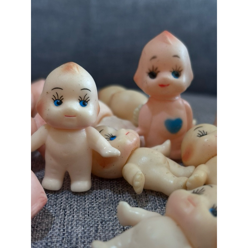 ตุ๊กตา Kewpie คิวพีตัวตัวซอฟแข็งและซอฟยาง สูง 4 และ 5 ซม. ของแท้💯% สินค้าจาก Japan