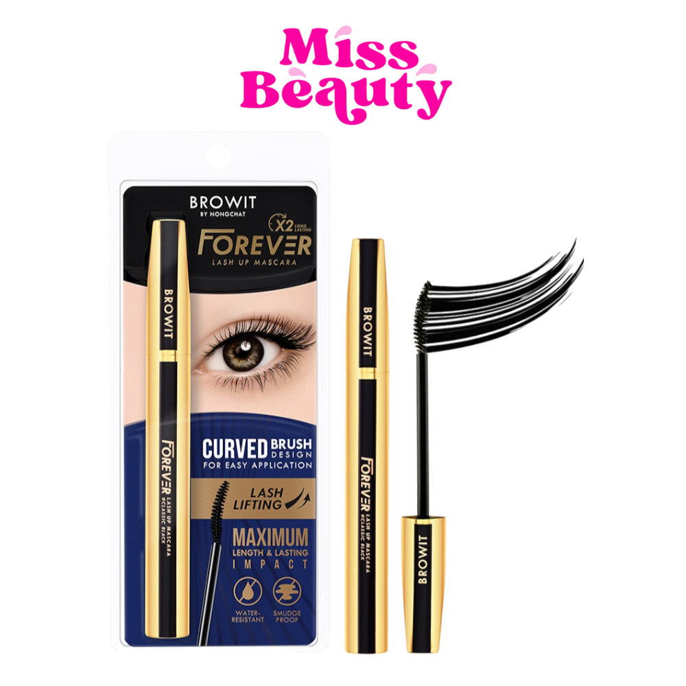 (liveลด50%) Browit ฟอร์เอเวอร์ แลช อัพ มาสคาร่า 5.5g บราวอิท #คลาสสิคแบล็ค