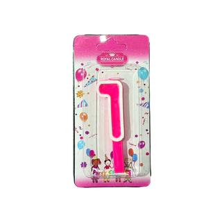 Birthday candles เทียนตัวเลขหลากสีสัน P 038 1 เเพ็คบรรจุ 10ชิ้น/เลข