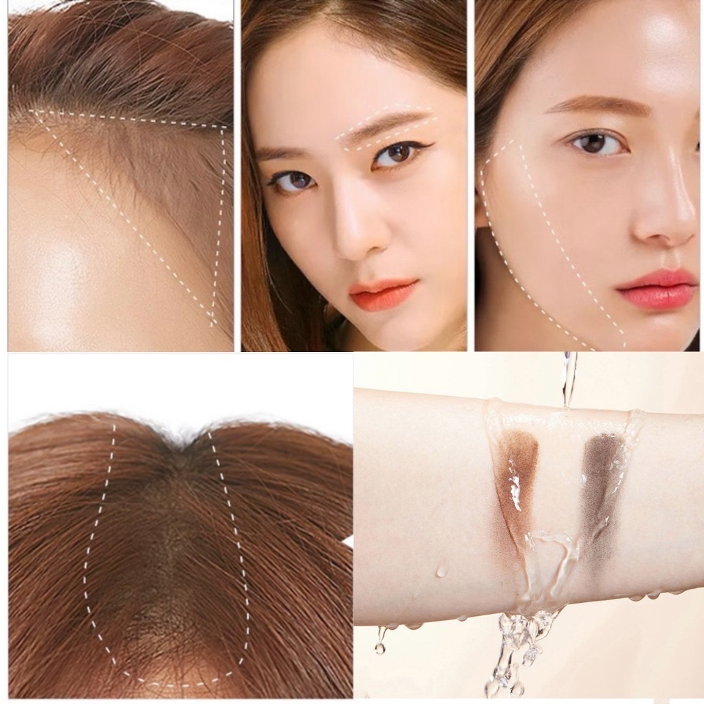 LIJIEYOU 3783 ที่ปิดเหม่ง แป้งปิดผมหงอก แป้งปิดหัวล้าน ปิดเสริมผมบางแสกกลาง ปิดผมขาวชั่วคราว ติดทน กันน้ำ กันเหงื่อ ราคา ถูกที่สุด ดีลบีเคเค แกลเลอรีภาพที่ 6