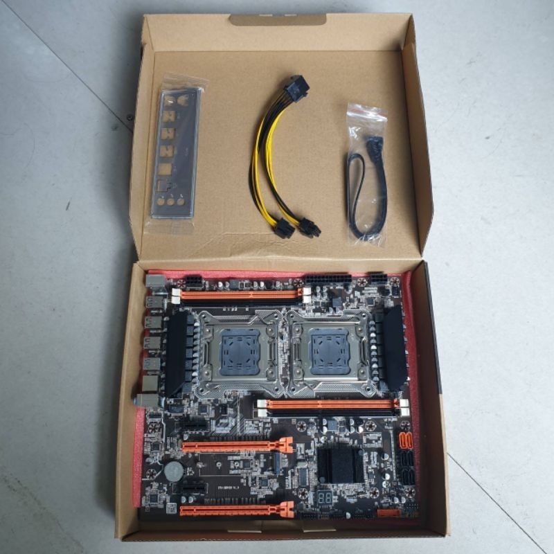 เมนบอร์ด KLLISRE X79 SERVER E-ATX LGA 2011 DUAL CPU MAINBOARD MOTHERBOARD XEON WORKSTATION SERVER COMWORK