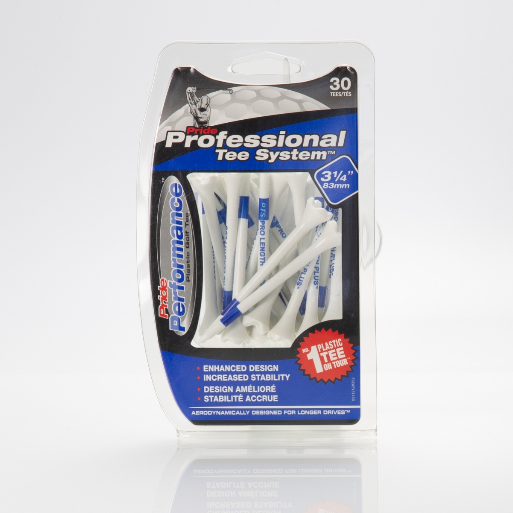 Tees Pride Performance Plastic Golf Tees 3 1/4 (30Tee) ที่ตั้งลูกกอล์ฟ (30ชิ้น)