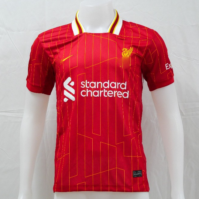 เสื้อบอล ทิมหงส์แดง งานปัก โลโกเปัก เกรดแฟนบอล ฤดูกาล 2024/25 เกรด AAA