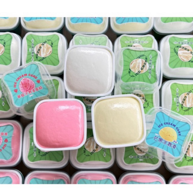 สกุชชี่หนึบไอศครีมแบบกล่อง พร้อมส่ง