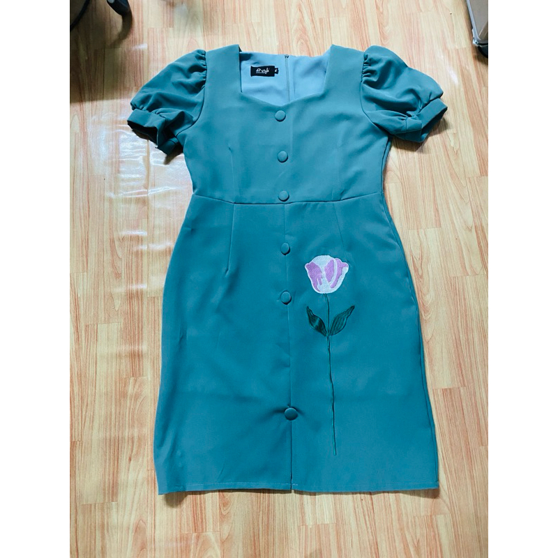 เดรส ap style สีเขียว xl