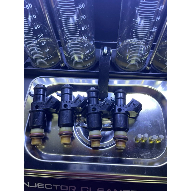 หัวฉีดฮอนด้า ซีวิคเครื่องR18a แจ๊สGE ซิตี้ I-Vtec ของเก่าญี่ปุ่นล้างเทสเปลี่ยนกรองสแตนเลสให้ใหม่เรีย
