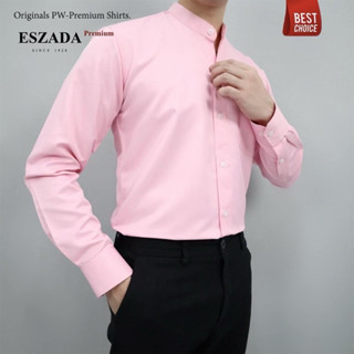 เสื้อเชิ้ตแขนยาวคอจีนผ้าพิเศษ ภายนอกเงาภายในนุ่ม(SL13) The B…