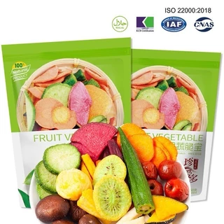 [5 แพ็ค] 🥦ผักอบกรอบ และ ผลไม้อบกรอบ🥦 12 ชนิด ขนาด 250g