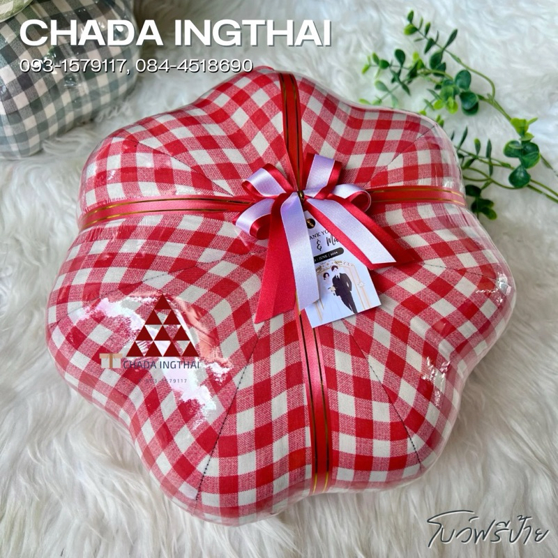 หมอนฟักทอง (ลายสก๊อต) 11-12 นิ้ว งานHandmade 🧵5-30 ใบ โบว์ฟรีป้าย🎀