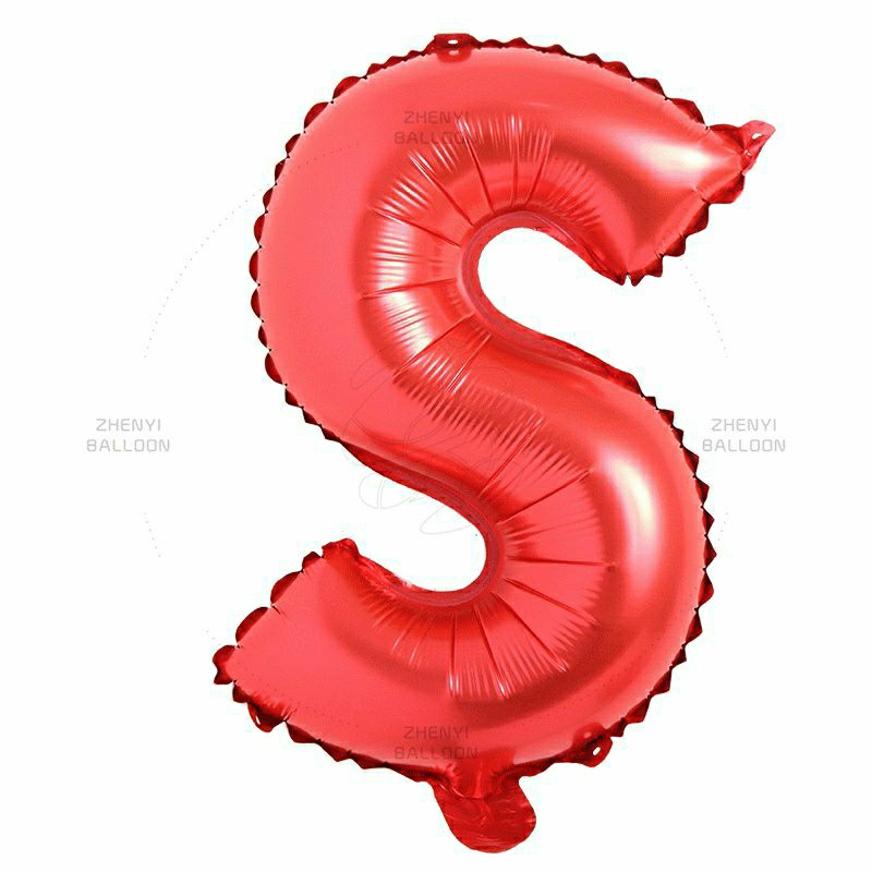 ลูกโป่งตัวอักษร A-Z ขนาด 40นิ้ว สีแดง RED ลูกโป่งกีฬาสี - รูปที่ 2